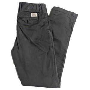 Norse Projects Aros Slim Fit Stretch Chino Pants Gray Men's 28x30 Smart Casual